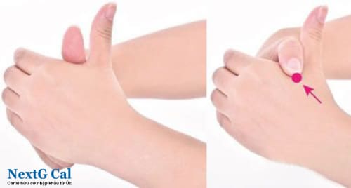 Bấm huyệt chữa đau khớp cổ tay phải trái