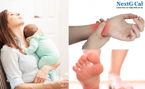Cách trị đau khớp cổ tay sau khi sinh