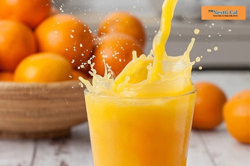 Uống nước cam giúp tăng chiều cao