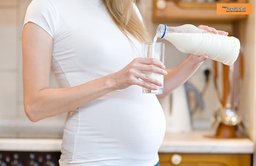 mẹ bầu có nên uống sữa tươi không đường