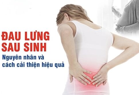 sau sinh thường bị đau lưng