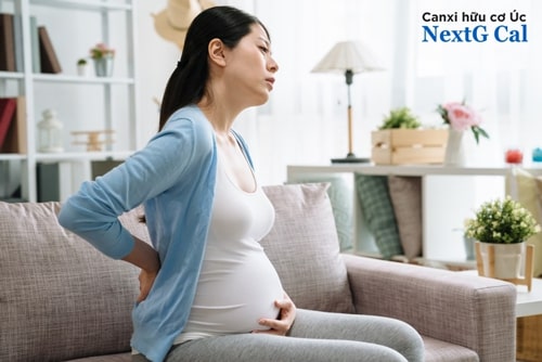 dấu hiệu đau lưng khi có thai
