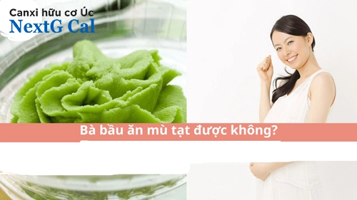 bầu ăn wasabi được không