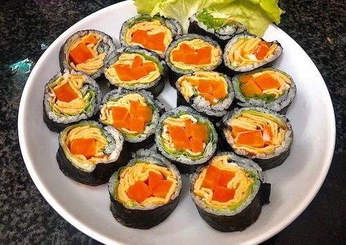 bầu 3 tháng đầu ăn sushi được không